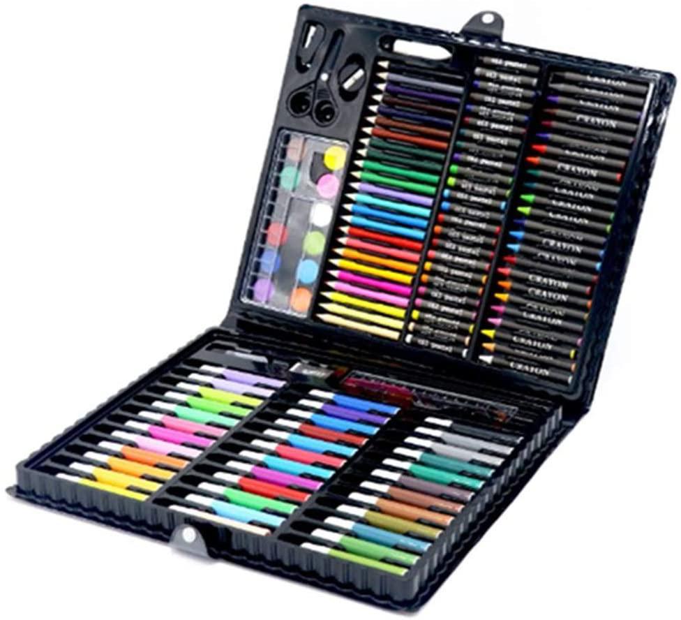 Kit D'artiste Pour Dessin Et Peinture Colorée, Ensemble D'outils De Dessin  Pour Enfants, Avec Crayons Et Marqueurs, 208 Pièces - Crayons/eau-couleur  Stylos - AliExpress